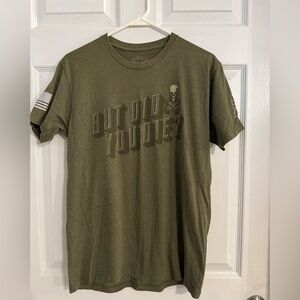 Unisex Grunt Style Olive 'But Did You Die?' Tee Size M